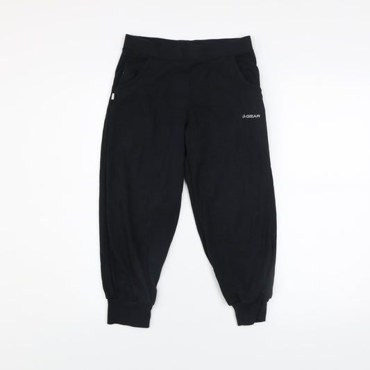 LA Gear Womens Black Size 6 Jogger Trousers Fleece Activewear