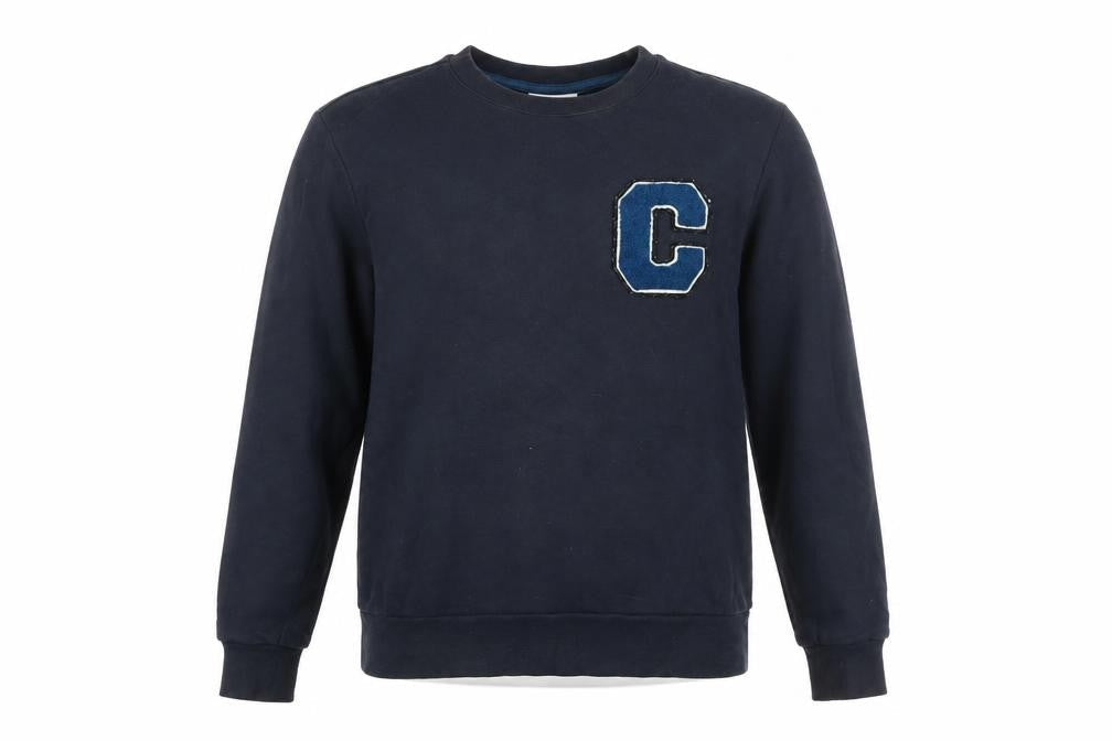 Mens UK M Regular Calvin Klein Blue Pullover Sweatshirt