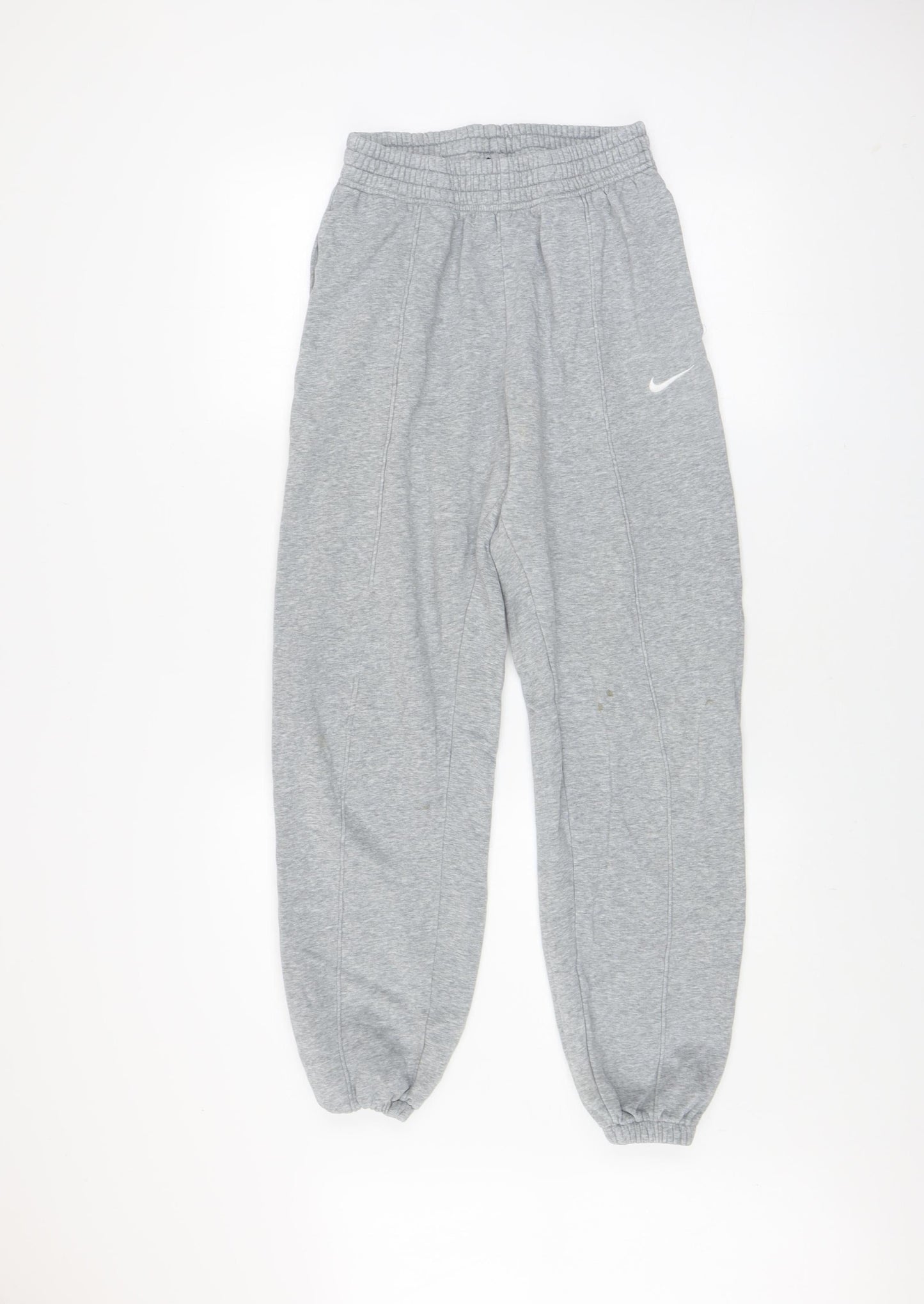 Nike Men's Grey XS Regular Fit Fleece Sweatpants