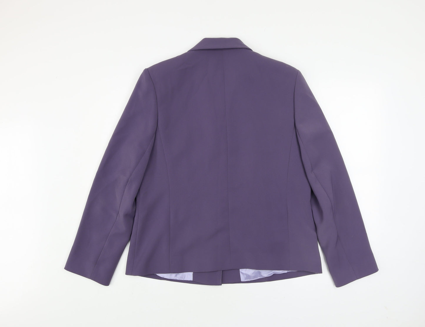 Gerrard Creation Women's Purple Size 16 Blazer Jacket
