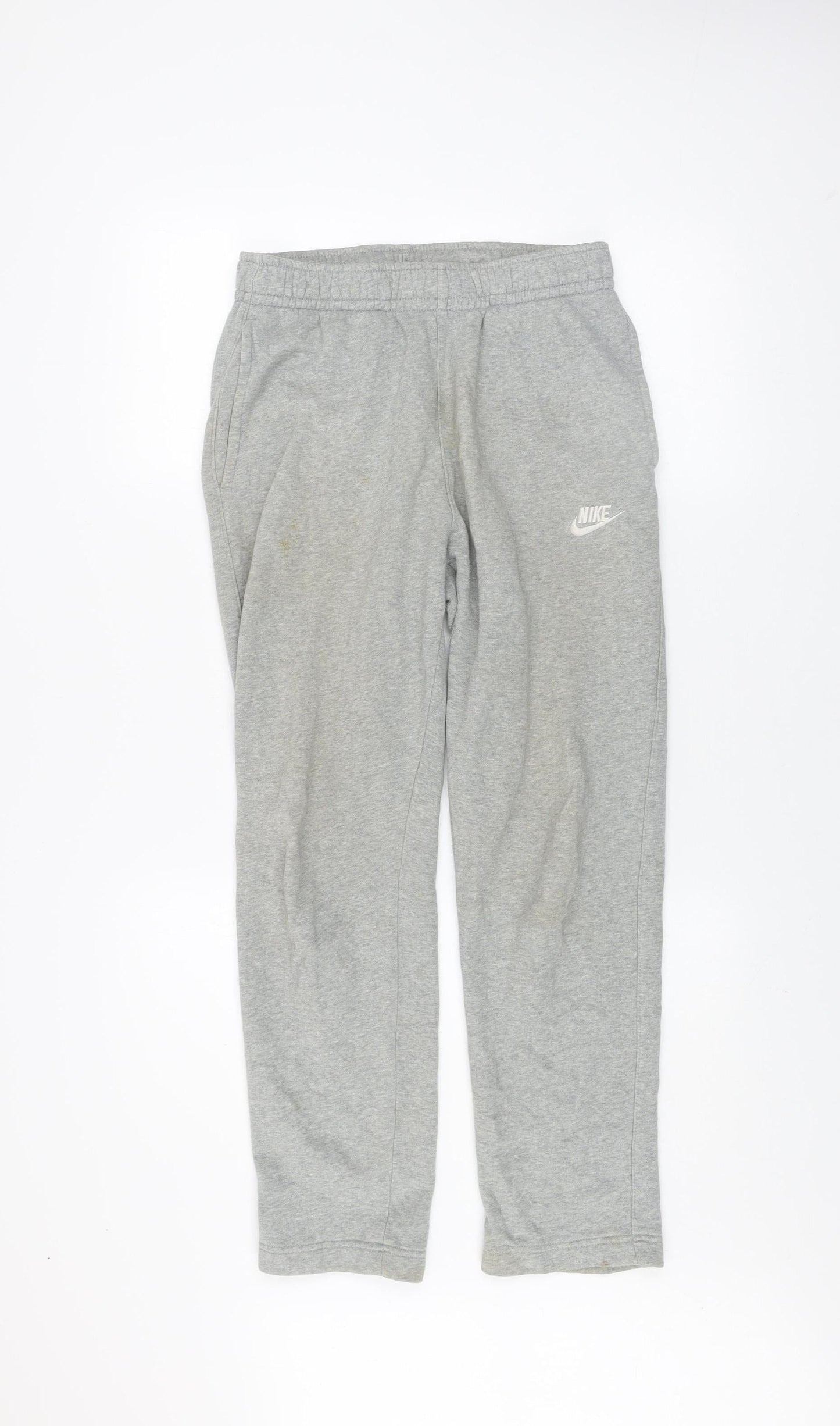 Nike Men's Grey Fleece Sweatpants Trousers Size S Regular Fit