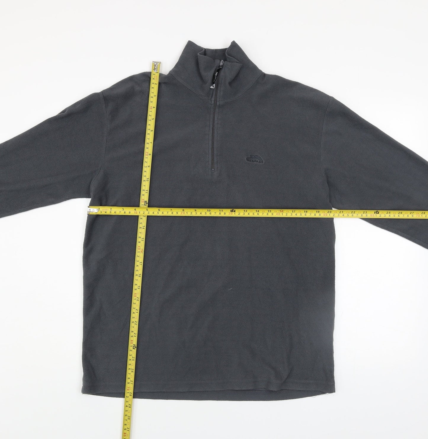 Mens UK M Regular Trespass Grey Pullover Sweatshirt