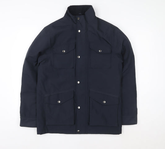 Cambridge Dry Goods Men’s Blue Field Jacket S Water Resistant Outdoor Coat