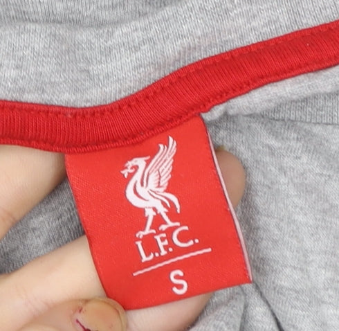 Liverpool FC Men's Grey Graphic Short Sleeve T-Shirt Small