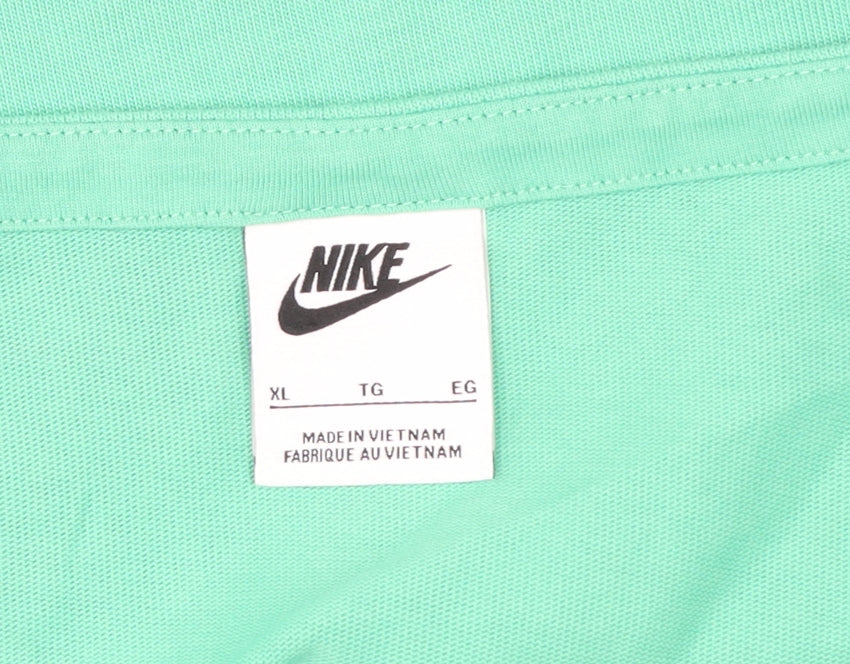 Nike Women's Green Cropped Tank Top XL Sports Jersey