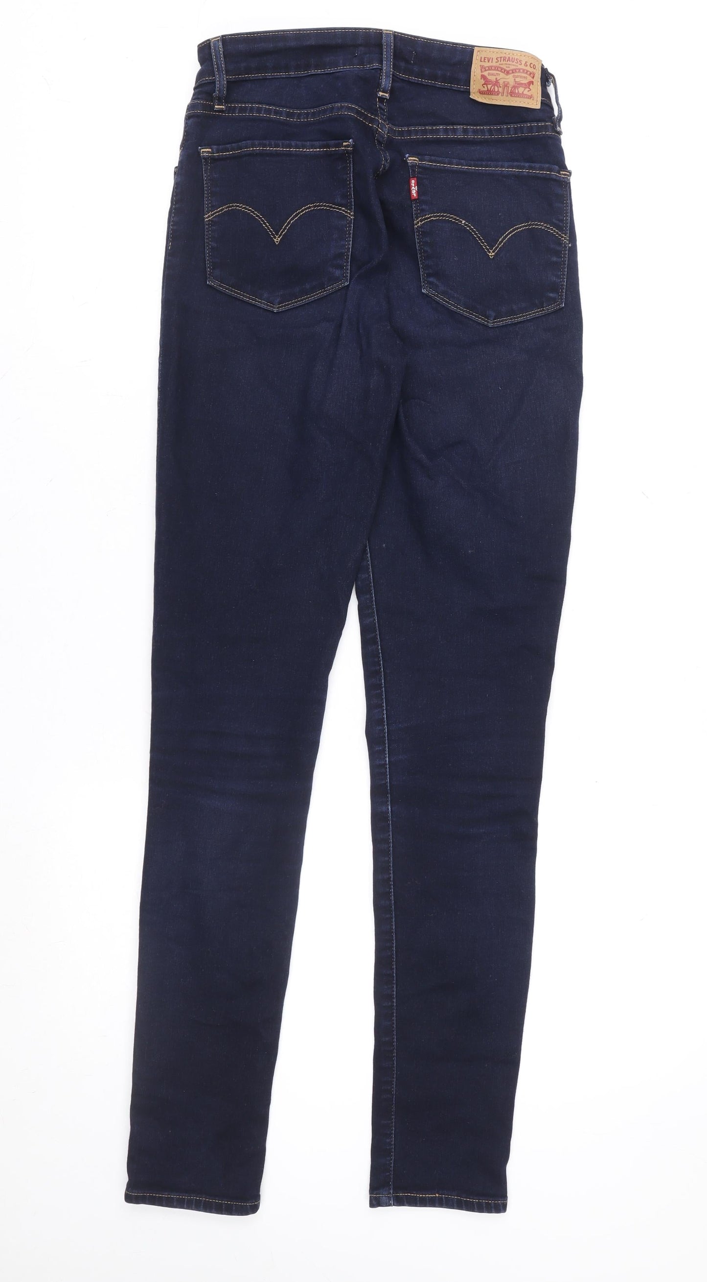Levi’s Girls Blue 721 High Rise Skinny Jeans Size 9-10 Years Stretch Denim