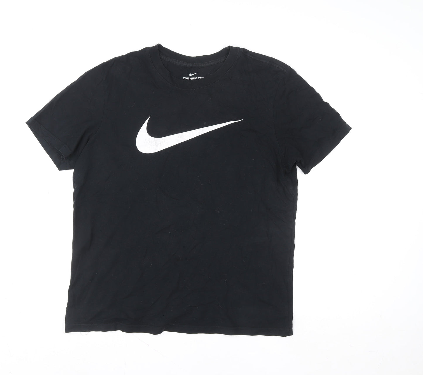 Nike Men's Black Large Crew Neck Sports T-Shirt