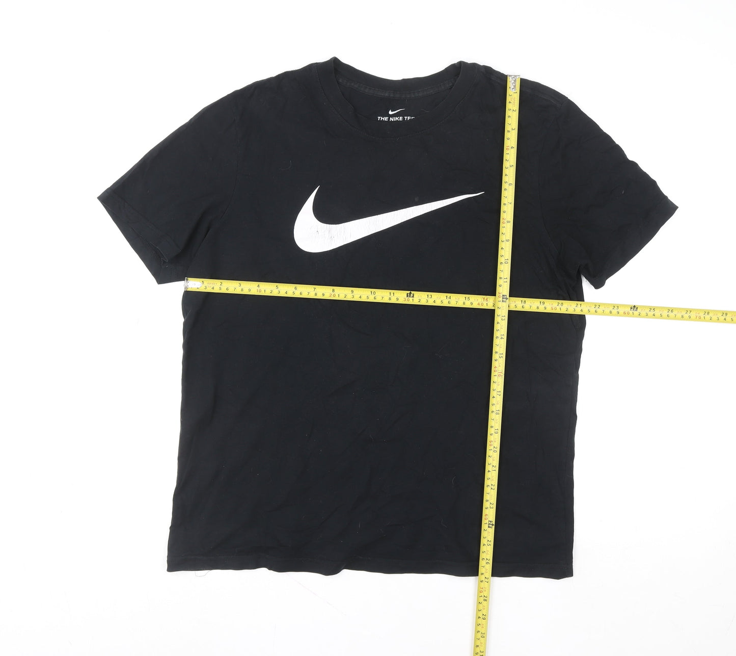 Nike Men's Black Large Crew Neck Sports T-Shirt