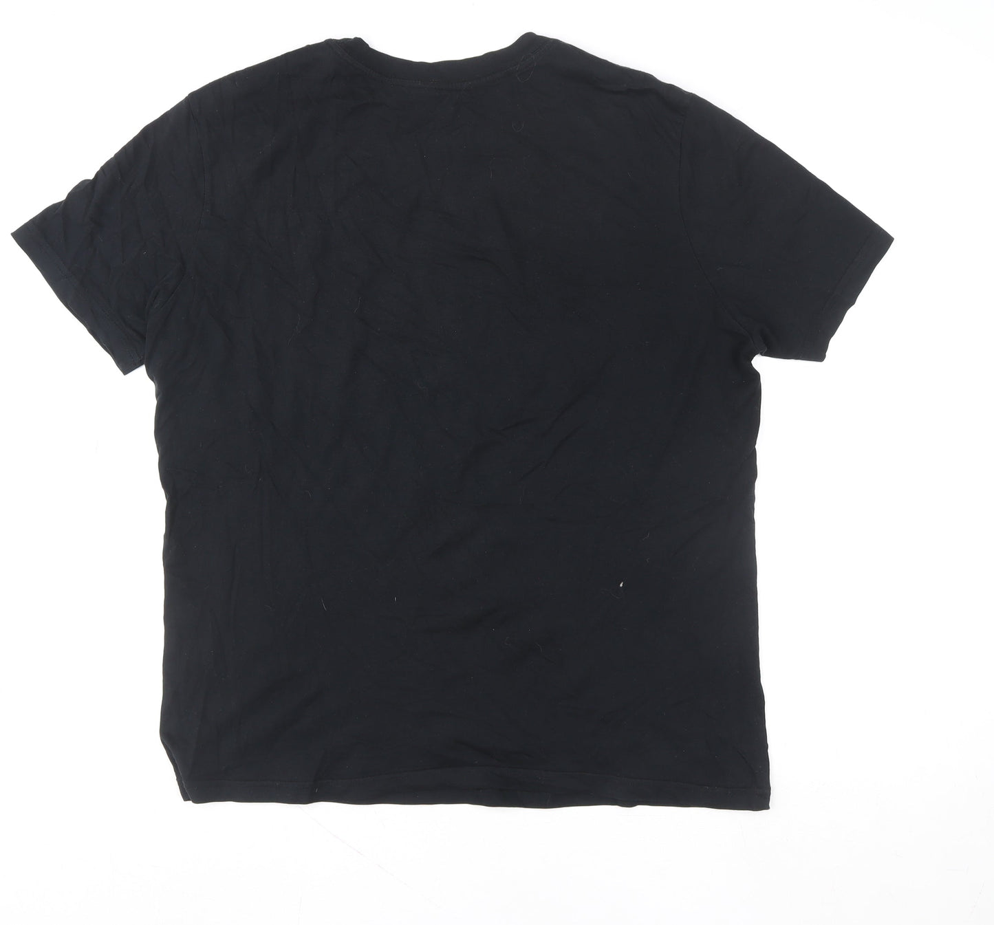 Nike Men's Black Large Crew Neck Sports T-Shirt