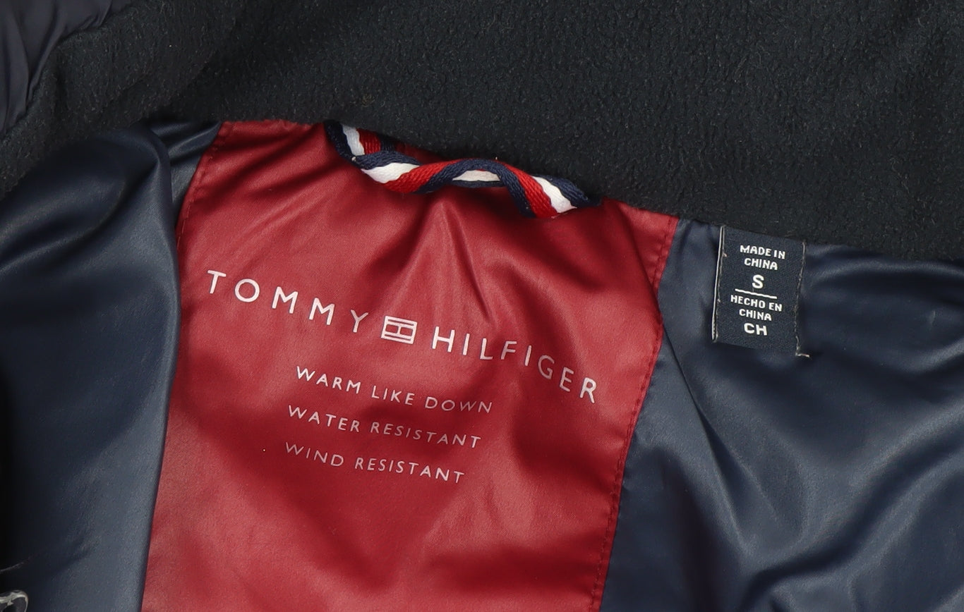 Tommy Hilfiger Men's Multicoloured Hooded Puffer Jacket Size S