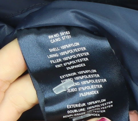 Tommy Hilfiger Men's Multicoloured Hooded Puffer Jacket Size S