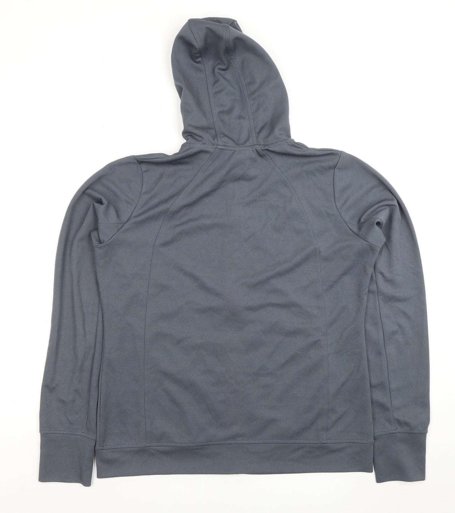 Womens UK XL Regular Diesel Grey Full Zip Hoodie