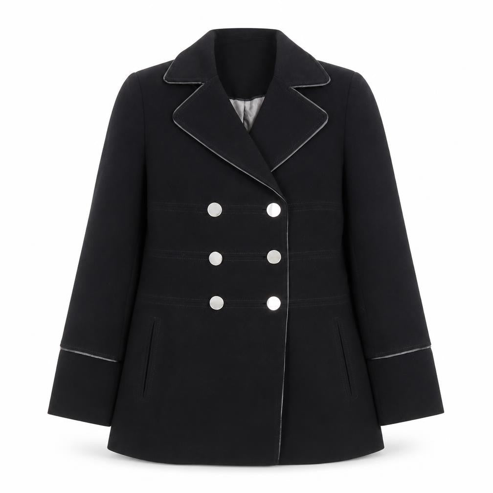 Principles by Ben de Lisi Women’s Black Size 12 Pea Coat Jacket