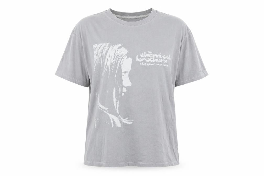 H&M Divided Womens Grey Music Graphic T-Shirt XS