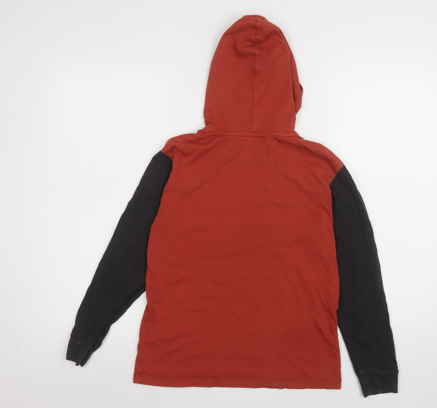 Jack Wolfskin Boys Red & Black Pullover Hoodie Size 11-12 Years Cotton