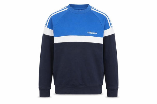 Mens UK XS Regular adidas Blue Pullover Sweatshirt