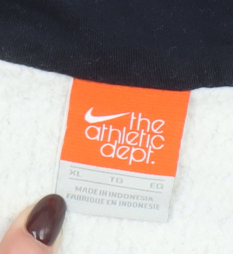 Nike Men's Grey Full Zip Hoodie XL Athletic Dept