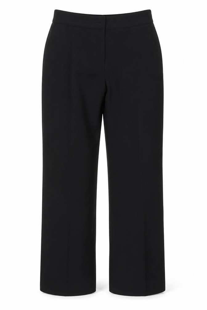 MNG Women's Black Tailored Straight Leg Trousers Size 18