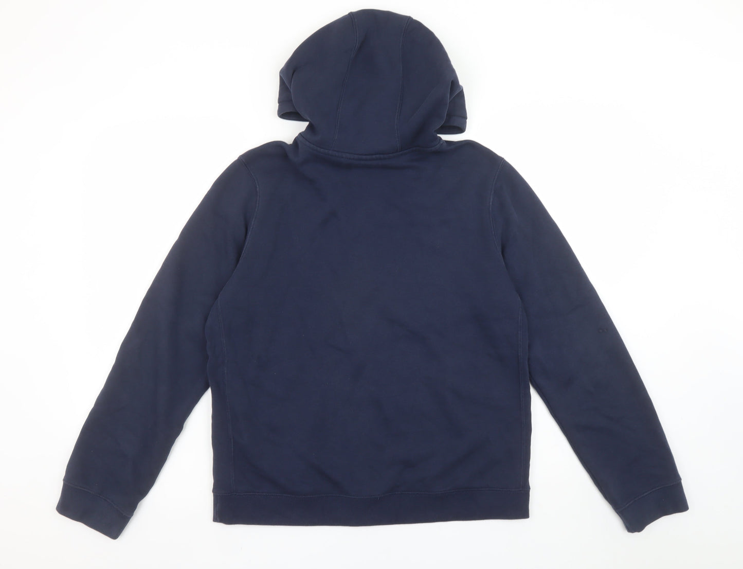 Nike Boys Navy Blue Full Zip Hoodie XL 159-170cm Cotton Blend