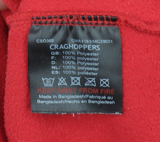 Mens UK XL Regular Craghoppers Red Pullover Sweatshirt