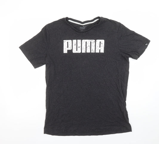 Mens UK Size M PUMA Black  Cotton T-Shirt