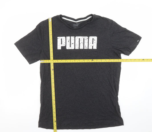 Mens UK Size M PUMA Black  Cotton T-Shirt