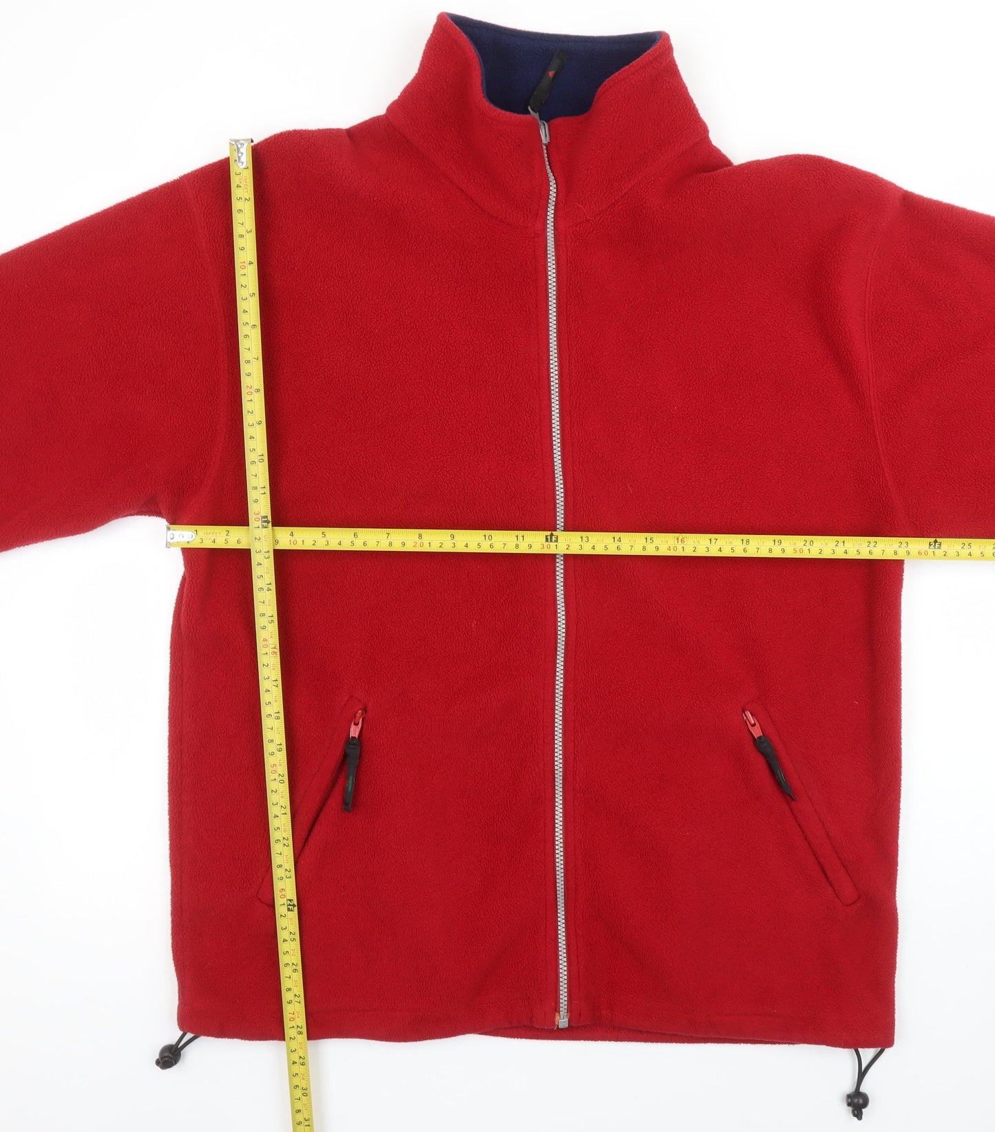 Wynmaster Men's Red Fleece Full Zip Outdoor Jacket Size L