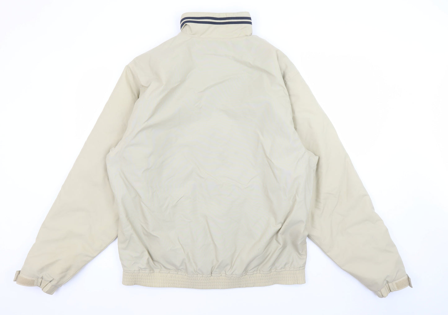 Fred Perry Men's Beige Bomber Jacket M Regular Fit Classic Zip