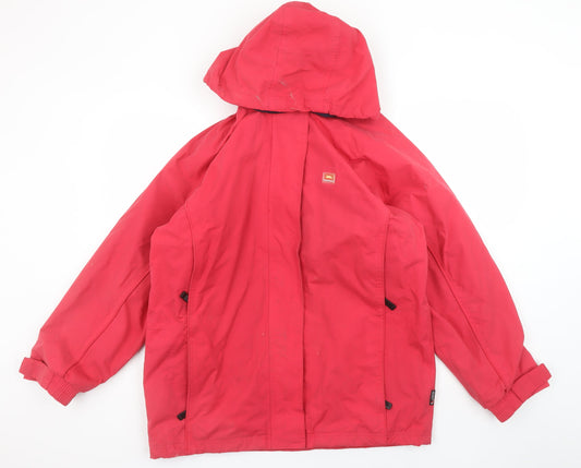 Womens UK Size M Regular Trespass Red Polyester Jacket