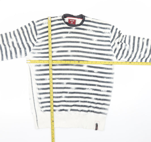 Mens UK XL Regular JACK & JONES White Pullover Sweatshirt