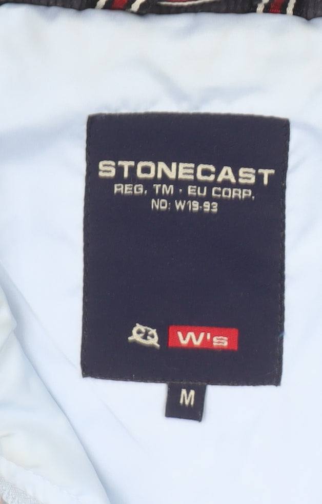 Stonecast Women's Blue Quilted Mid-Length Jacket Size M