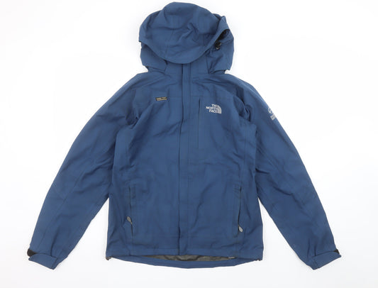 The North Face Men's Blue Small Gore-Tex Summit Series Hooded Waterproof Jacket