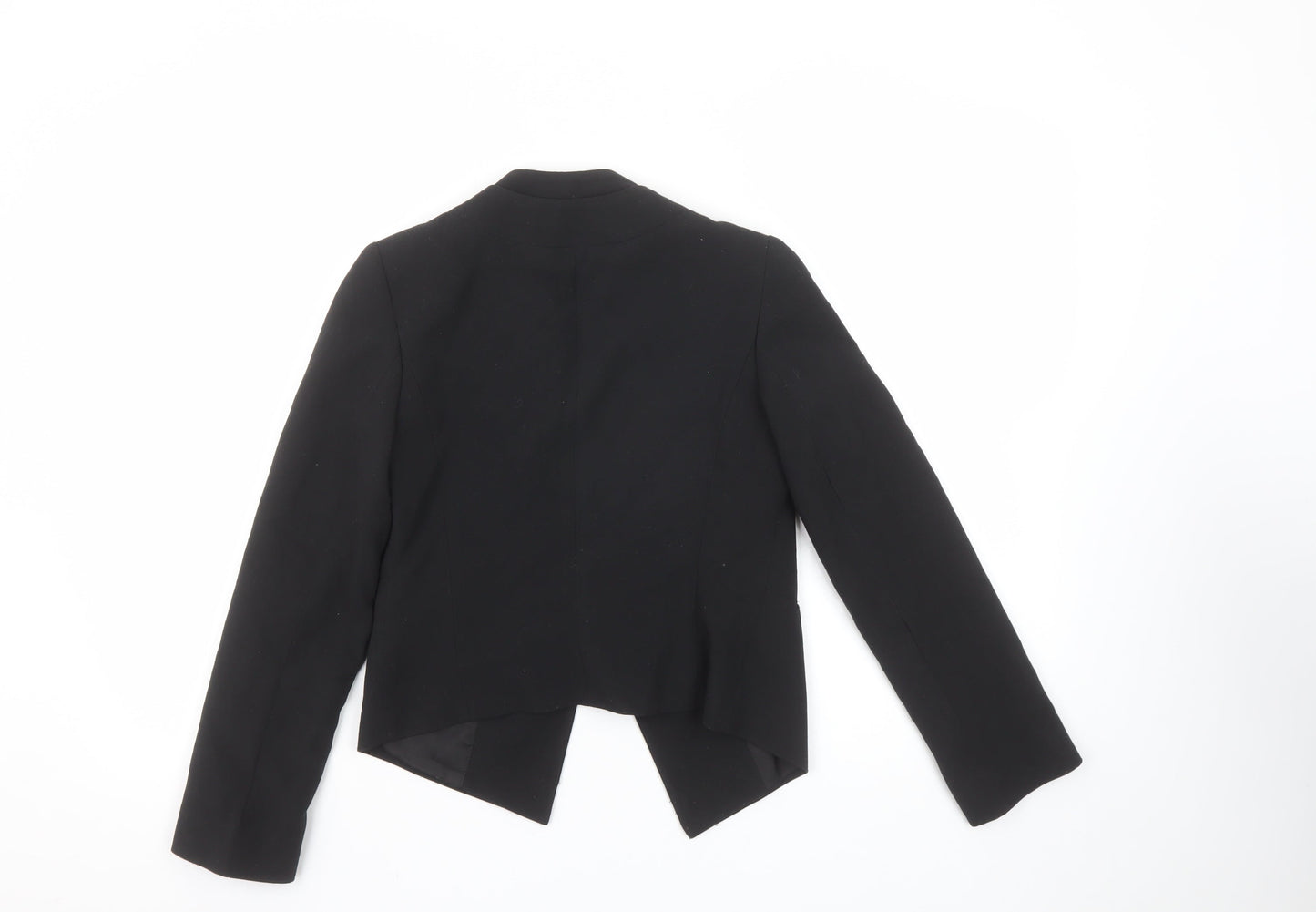Topshop Petite Black Shawl Collar Blazer Jacket UK 4