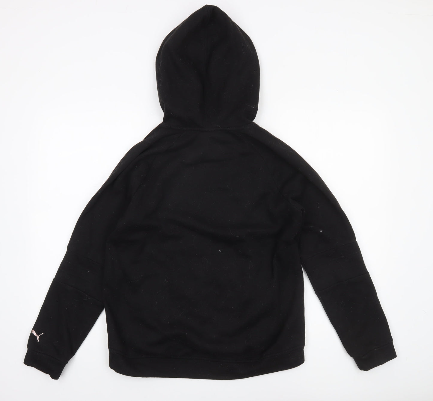 Womens UK S Regular PUMA Black Pullover Hoodie