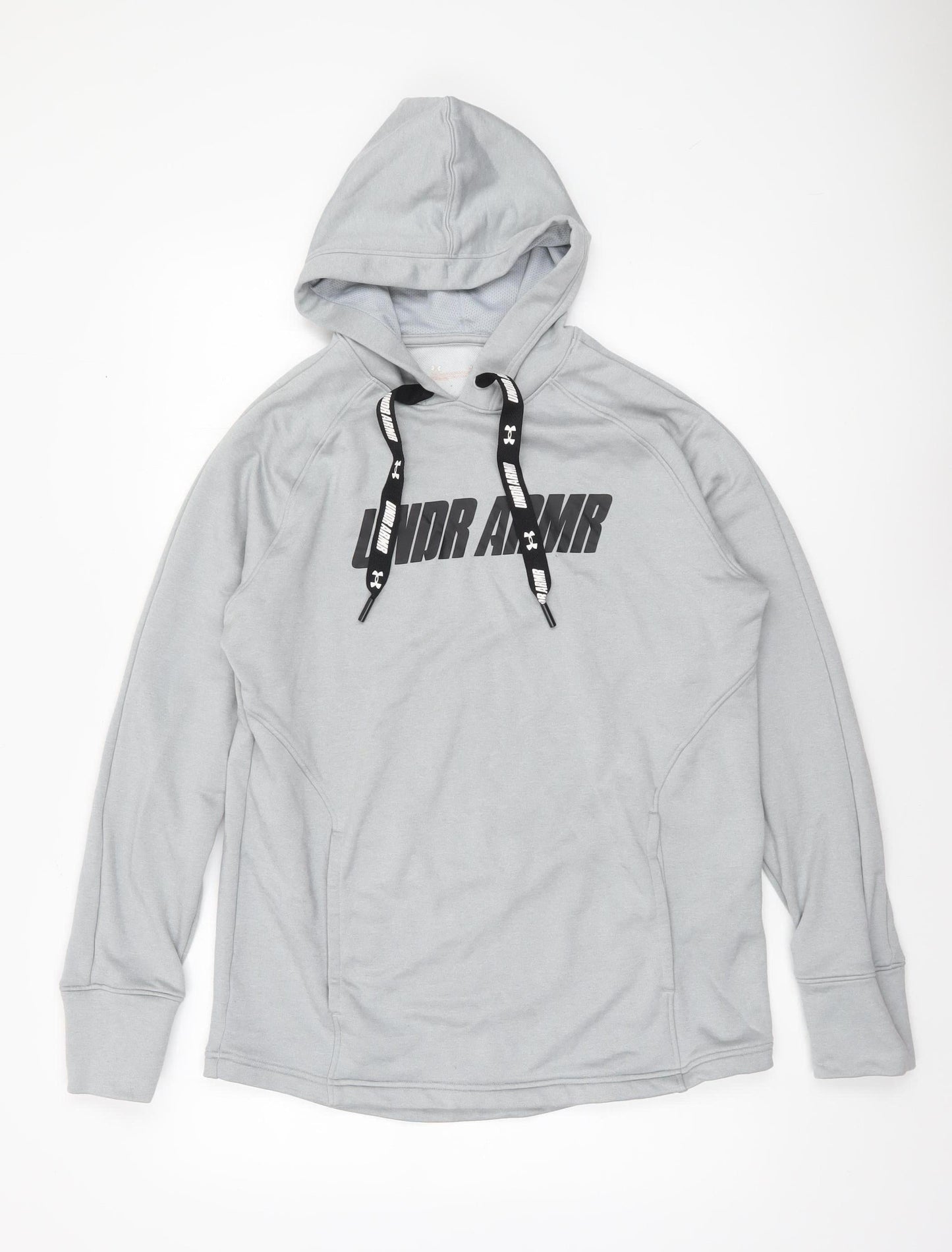 Mens UK M Regular Under armour Grey Pullover Hoodie
