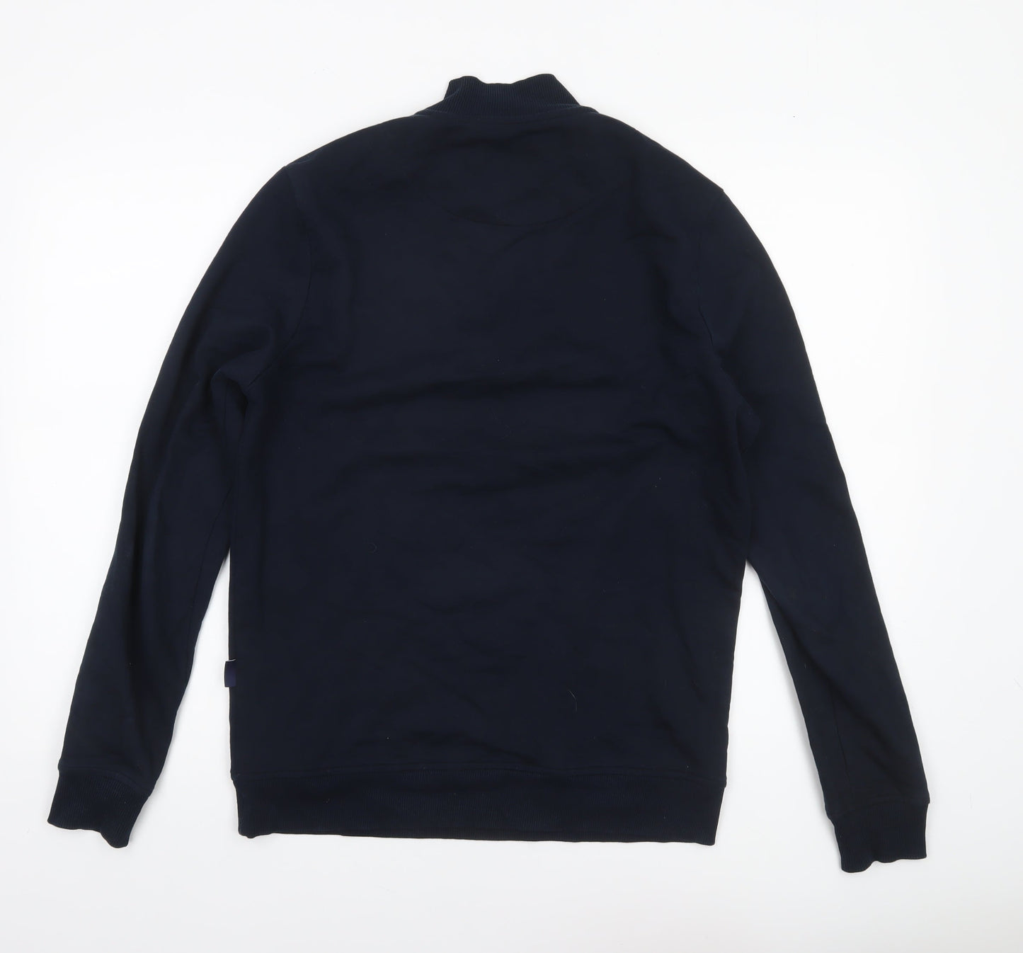 Mineral Men Blue 1/2 Zip High Neck Long Sleeve Sweatshirt M