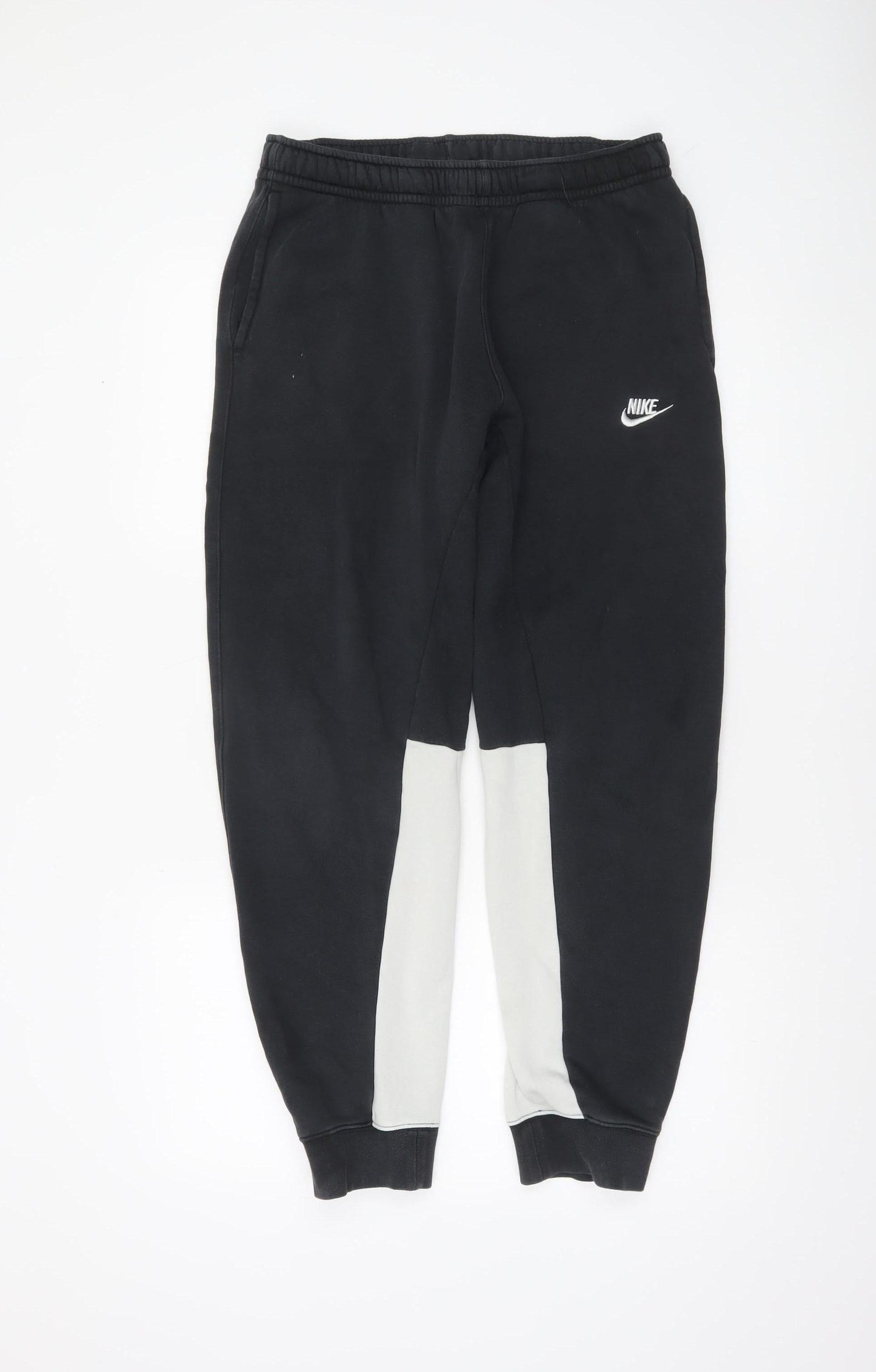 Nike Men's Black Joggers M Regular Fit Fleece Sweatpants