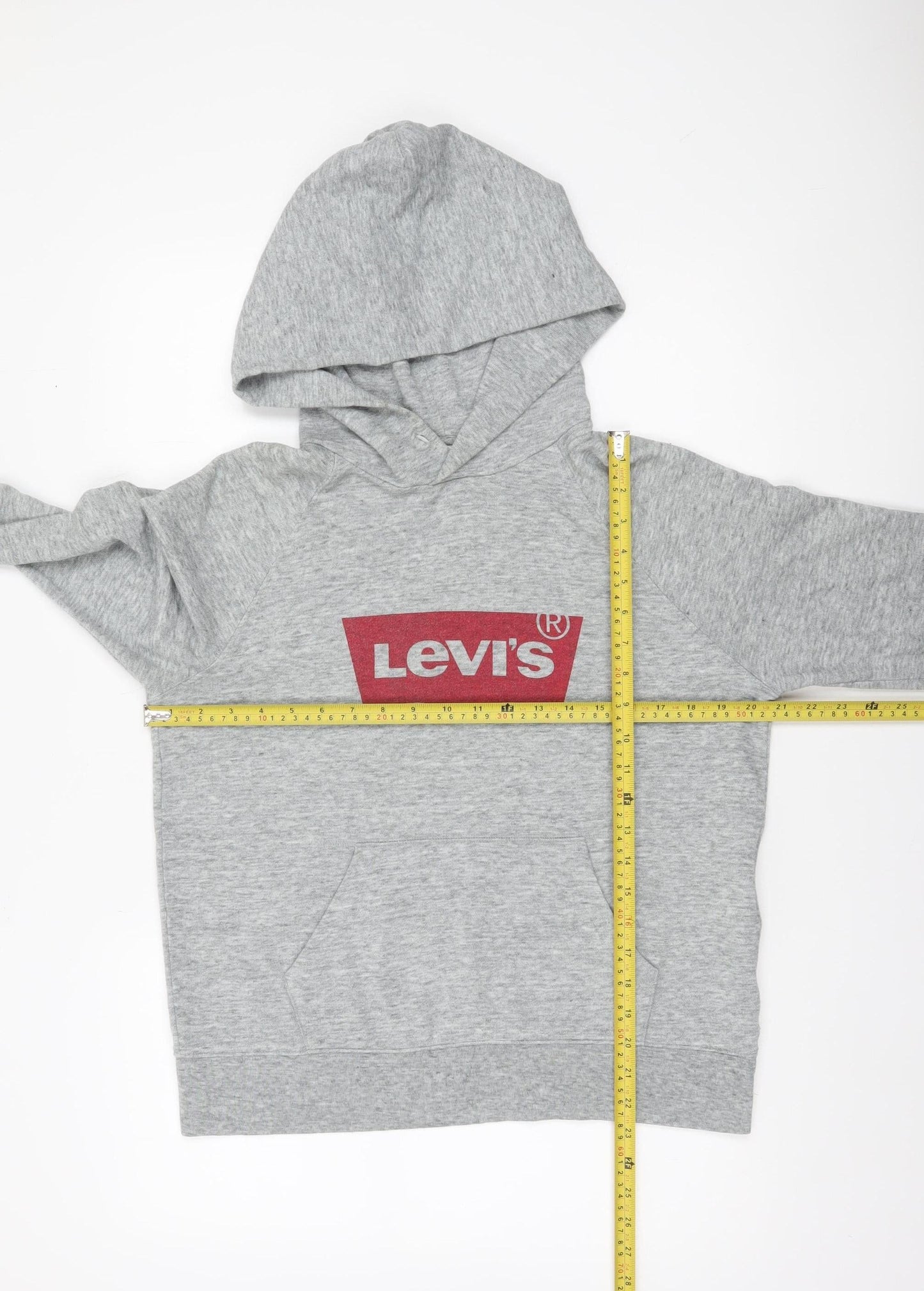 Womens UK M Regular Levi's Grey Pullover Hoodie