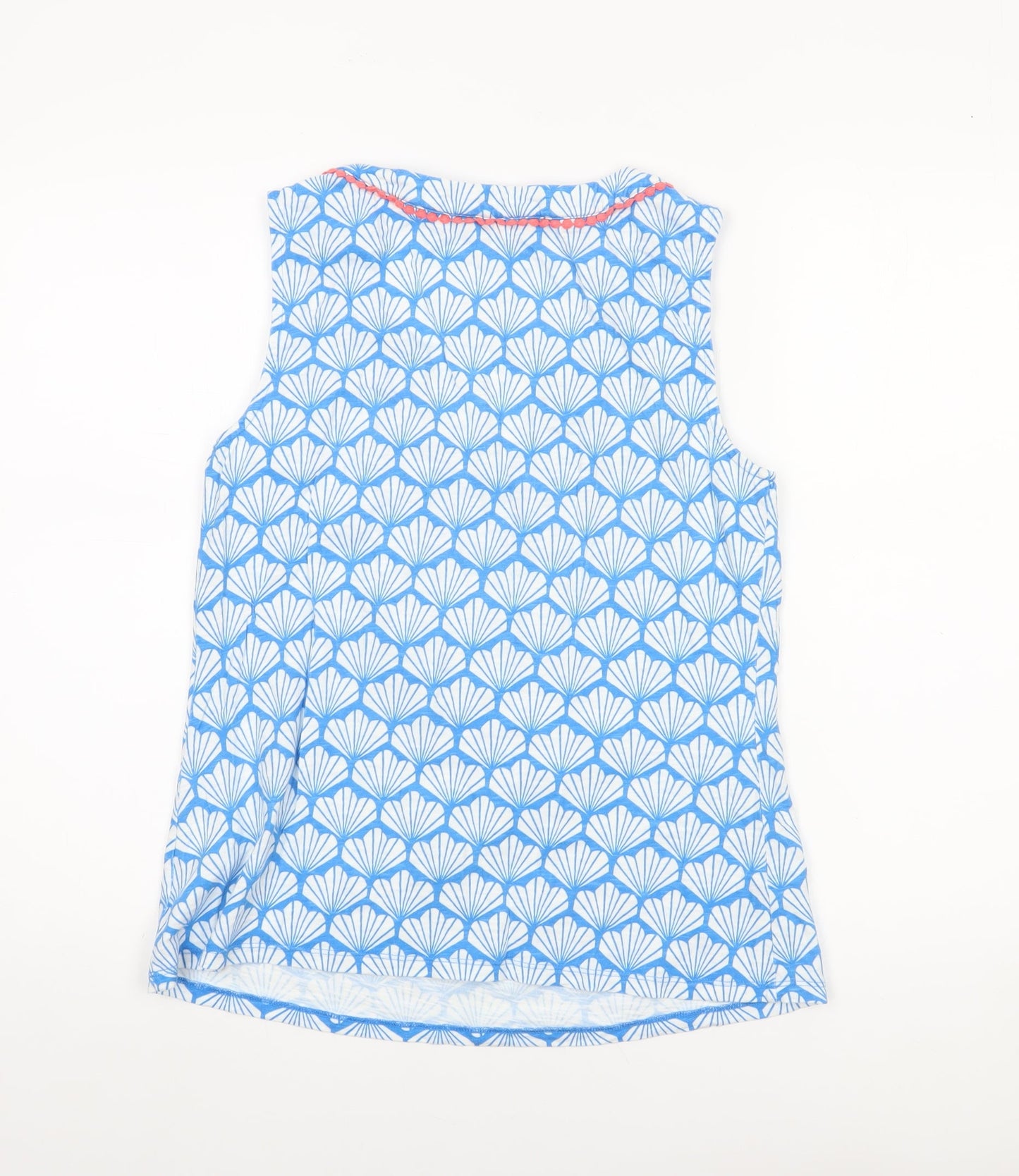 Womens UK Size 12 Boden Blue 100% Cotton Tank