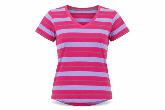 Womens UK Size 12 Lee Cooper Multicoloured Cotton Blend T-Shirt