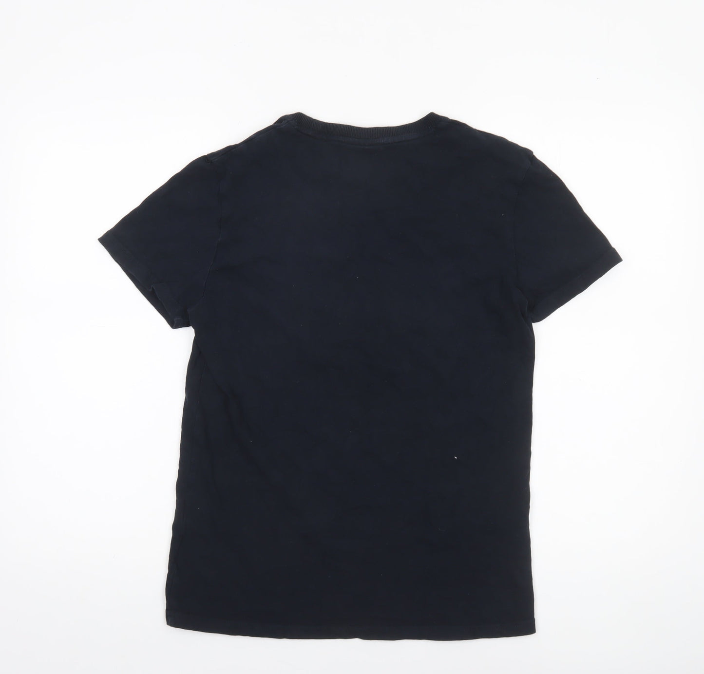 Superdry Women’s Black Cotton Logo T-Shirt Size S