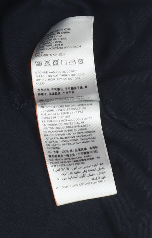 Superdry Women’s Black Cotton Logo T-Shirt Size S