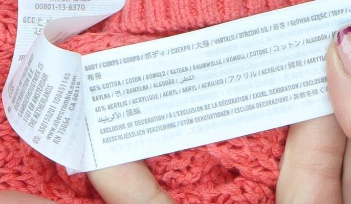 Hollister Women Pink XS Chunky Knit Cotton Blend Crew Neck Jumper
