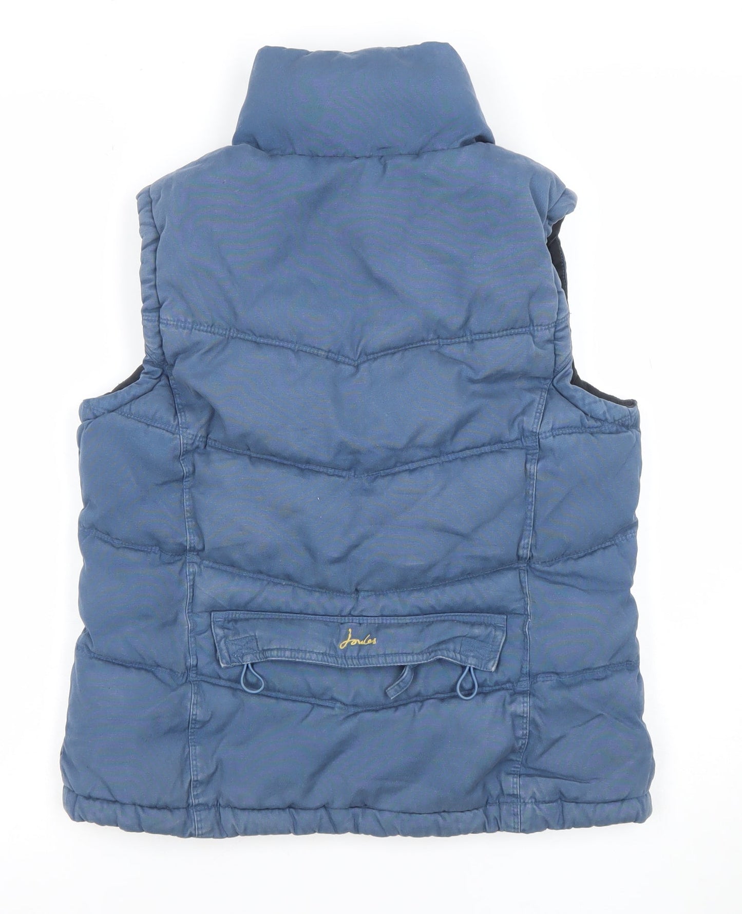 Womens UK Size XS Regular Joules Blue Polyamide Waistcoat