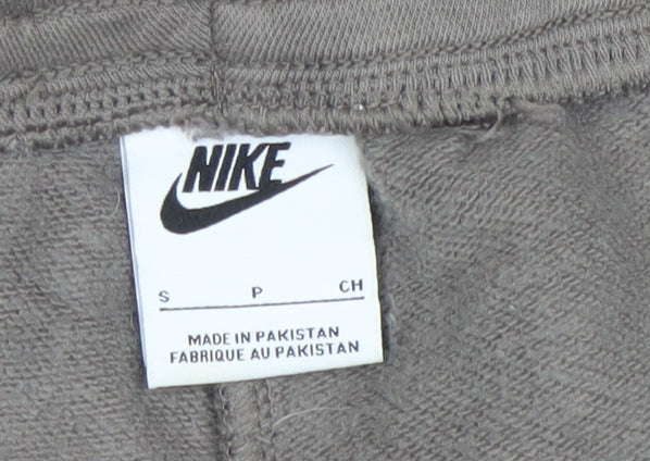 Nike Men's Brown Small Jogger Trousers Cotton Blend