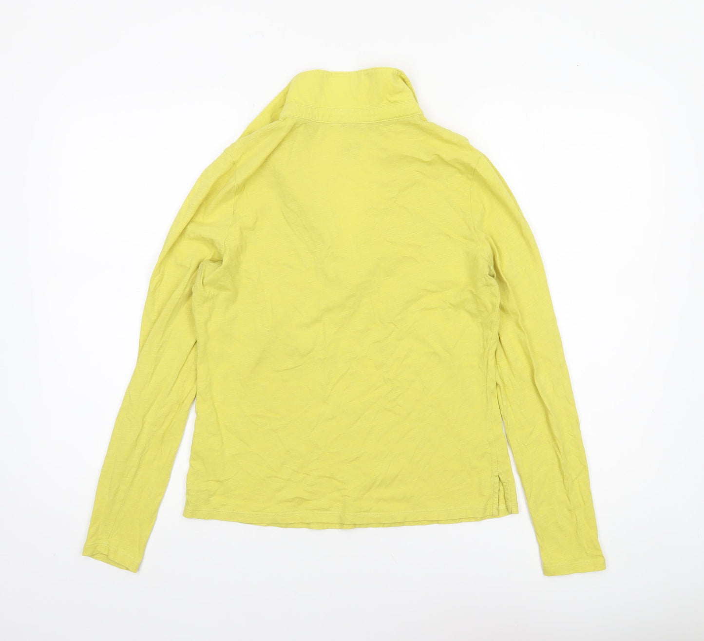 Womens UK Size S Boden Yellow Cotton T-Shirt