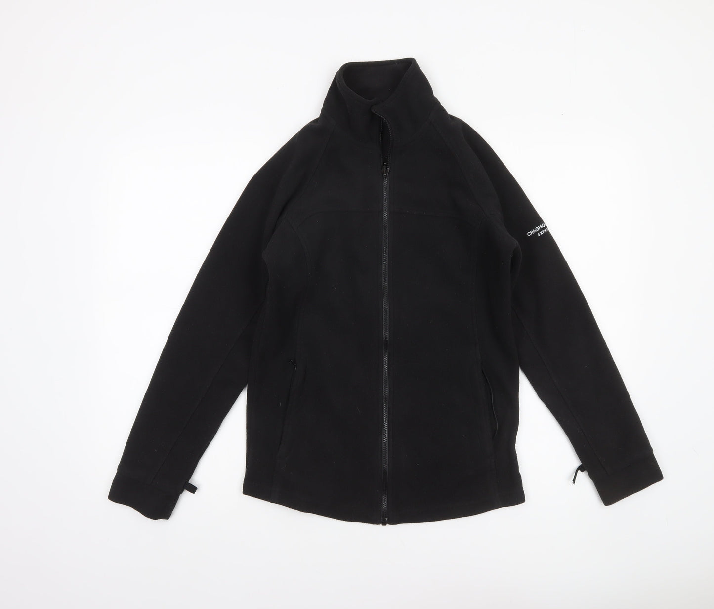 Womens UK Size 8 Regular Craghoppers Black Polyester Jacket