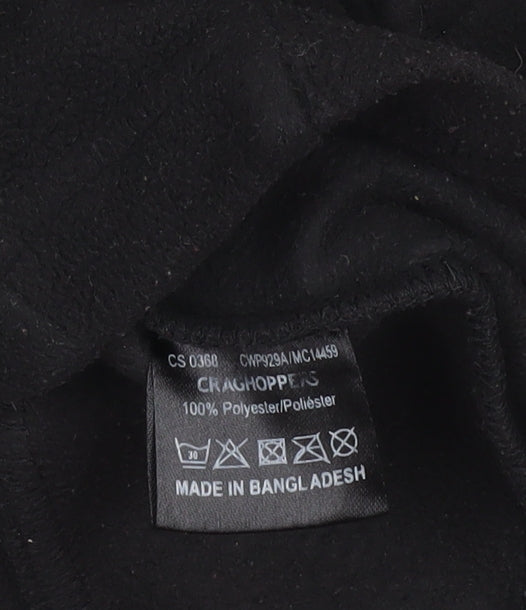 Womens UK Size 8 Regular Craghoppers Black Polyester Jacket