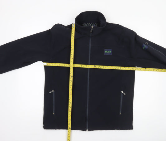 Hugo Boss Men's Black Softshell Full Zip Jacket Size L