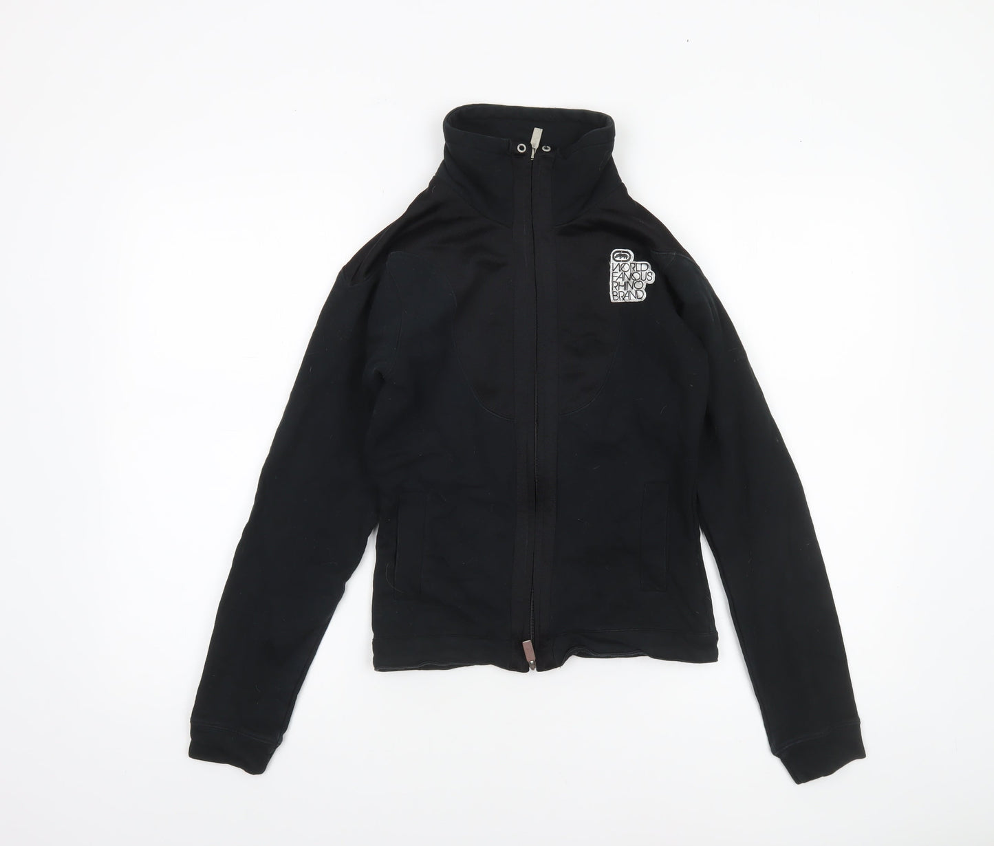 Ecko Red Women's Black XS Bomber Jacket with Embroidered Logo